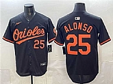 Men's Baltimore Orioles #25 Pete Alonso Black 2025 Limited Stitched Jersey,baseball caps,new era cap wholesale,wholesale hats