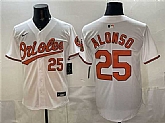 Men's Baltimore Orioles #25 Pete Alonso White 2025 Home Limited Stitched Jersey,baseball caps,new era cap wholesale,wholesale hats