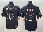 Men's Buffalo Bills #17 Josh Allen Black Gold 2025 F.U.S.E. 'Rivalries' With Bills Mafia Patch & 4-Star C Patch Vapor Limited Stitched Jersey,baseball caps,new era cap wholesale,wholesale hats