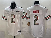 Men's Chicago Bears #2 D.J. Moore White Mexico F.U.S.E. With VMH Patch Stitched Jersey,baseball caps,new era cap wholesale,wholesale hats