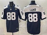 Men's Dallas Cowboys #88 CeeDee Lamb Navy F.U.S.E. 94 Marshawn Kneeland Memorial Patch Vapor Limited Stitched Jersey,baseball caps,new era cap wholesale,wholesale hats