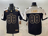 Men's Dallas Cowboys #88 CeeDee Lamb Black Gold F.U.S.E. With 5x Super Bowl Champions & Established In 1960 Patch Vapor Limited Stitched Jersey,baseball caps,new era cap wholesale,wholesale hats
