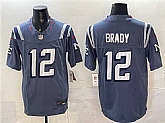 Men's New England Patriots #12 Tom Brady 2025 F.U.S.E. 'Rivalries' Vapor Limited Stitched Jersey,baseball caps,new era cap wholesale,wholesale hats