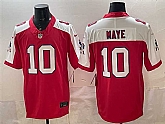 Men's New England Patriots #10 Drake Maye Red Alternate F.U.S.E. Throwback Vapor Limited Stitched Jersey,baseball caps,new era cap wholesale,wholesale hats