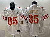 Men's San Francisco 49ers #85 George kittle White Gold 2025 F.U.S.E. 'Rivalries' Vapor Limited Stitched Jersey,baseball caps,new era cap wholesale,wholesale hats