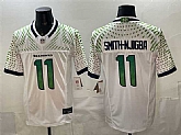 Men's Seattle Seahawks #11 Jaxon Smith-Njigba White 2025 F.U.S.E. 'Rivalries' Vapor Untouchable Limited Stitched Jersey,baseball caps,new era cap wholesale,wholesale hats
