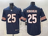 Men's Chicago Bears #25 Kyle Monangai Navy Vapor Untouchable Stitched Jersey,baseball caps,new era cap wholesale,wholesale hats