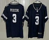 Youth Dallas Cowboys #3 George Pickens Limited Navy Vapor Jersey,baseball caps,new era cap wholesale,wholesale hats