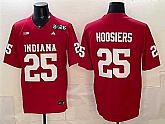 Men's Indiana Hoosiers #25 Hoosiers Red F.U.S.E. 2026 Patch Stitched Football Jersey,baseball caps,new era cap wholesale,wholesale hats