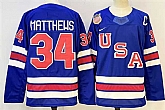 Men's USA #34 Auston Matthews Royal 2025-2026 With C Patch Stitched Jersey,baseball caps,new era cap wholesale,wholesale hats