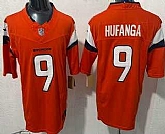 Men's Denver Broncos #9 Talanoa Hufanga Limited Orange FUSE Vapor Stitched Jersey,baseball caps,new era cap wholesale,wholesale hats