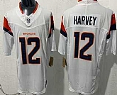 Men's Denver Broncos #12 Rj Harvey Limited White FUSE Vapor Stitched Jersey,baseball caps,new era cap wholesale,wholesale hats