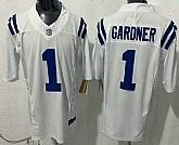 Men's Indianapolis Colts #1 Sauce Gardner Limited White FUSE Vapor Stitched Jersey,baseball caps,new era cap wholesale,wholesale hats