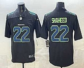 Men's Seattle Seahawks #22 Rashid Shaheed Limited Black Fashion Vapor Stitched Jersey,baseball caps,new era cap wholesale,wholesale hats