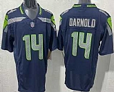 Men's Seattle Seahawks #14 Sam Darnold Limited Navy FUSE Vapor Stitched Jersey,baseball caps,new era cap wholesale,wholesale hats