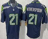 Men's Seattle Seahawks #21 Devon Witherspoon Limited Navy FUSE Vapor Stitched Jersey,baseball caps,new era cap wholesale,wholesale hats
