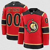 Men's Ottawa Senators Active Player Custom Red Alternate Stitched Hockey Jersey,baseball caps,new era cap wholesale,wholesale hats
