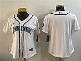 Women's Seattle Mariners Blank White Cool Base Stitched Jersey,baseball caps,new era cap wholesale,wholesale hats