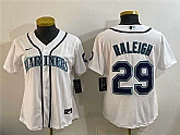 Women's Seattle Mariners #29 Cal Raleigh White Cool Base Stitched Jersey,baseball caps,new era cap wholesale,wholesale hats