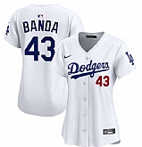 Womens's Los Angeles Dodgers #43 Anthony Banda White Cool Base Stitched Jersey Dzhi,baseball caps,new era cap wholesale,wholesale hats