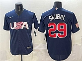 Men's USA #29 Cal Raleigh Navy World Baseball Classic Stitched Jersey,baseball caps,new era cap wholesale,wholesale hats