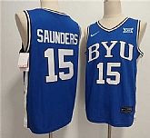 Men's Duke Blue Devils #15 Richie Saunders Blue Stitched Basketball Jersey,baseball caps,new era cap wholesale,wholesale hats