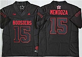 Men's Indiana Hoosiers #15 Fernando Mendoza Black F.U.S.E. Stitched Jersey,baseball caps,new era cap wholesale,wholesale hats