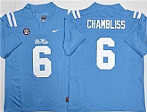 Men's Ole Miss Rebels #6 Trinidad Chambliss Blue 2026 F.U.S.E. Stitched jersey,baseball caps,new era cap wholesale,wholesale hats