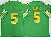 Men's Oregon Ducks #5 Dakorien Moore 2026 Green F.U.S.E. Stitched Jersey,baseball caps,new era cap wholesale,wholesale hats
