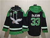 Men's Philadelphia Eagles #33 Cooper DeJean Black Ageless Must-Have Lace-Up Pullover Hoodie,baseball caps,new era cap wholesale,wholesale hats