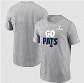 Men's New England Patriots Gray 2025 AFC Champions Hometown T-Shirt,baseball caps,new era cap wholesale,wholesale hats