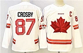 Men's Canada Hockey #87 Sidney Crosby White With C Patch Stitched Jersey,baseball caps,new era cap wholesale,wholesale hats