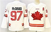 Men's Canada Hockey #97 Connor McDavid White With A Patch Stitched Jersey,baseball caps,new era cap wholesale,wholesale hats