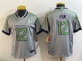 Women's Seattle Seahawks #12 Fan Grey 2025 F.U.S.E. 'Rivalries' Vapor Untouchable Limited Stitched Jersey,baseball caps,new era cap wholesale,wholesale hats