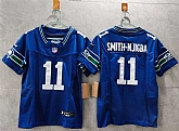 Women's Seattle Seahawks #11 Jaxon Smith-Njigba Royal 2024 F.U.S.E Throwback Vapor Limited Stitched Jersey,baseball caps,new era cap wholesale,wholesale hats