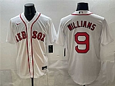 Men's Boston Red Sox #9 Ted Williams White Cool Base Stitched Jersey,baseball caps,new era cap wholesale,wholesale hats