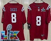 Youth New England Patriots #8 Stefon Diggs Limited Red Super Bowl LX Vapor Jersey,baseball caps,new era cap wholesale,wholesale hats