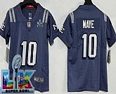 Youth New England Patriots #10 Drake Maye Limited Gray Rivalries Super Bowl LX Vapor Jersey,baseball caps,new era cap wholesale,wholesale hats