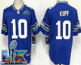 Youth Seattle Seahawks #10 Cooper Kupp Limited Blue Super Bowl LX Patch Throwback Vapor Limited Stitched Jersey,baseball caps,new era cap wholesale,wholesale hats