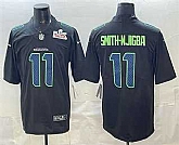 Men's Seattle Seahawks #11 Jaxon Smith-Njigba Limited Black Super Bowl LX Fashion Vapor Jersey Dzhi,baseball caps,new era cap wholesale,wholesale hats