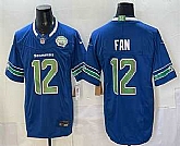Men's Seattle Seahawks #12 Fan Royal FUSE 2025 NFC West Champions Patch Limited Stitched Jersey Dzhi,baseball caps,new era cap wholesale,wholesale hats
