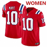 Women's New England Patriots #10 Drake Maye Red 2025 F.U.S.E. Vapor Limited Stitched Jersey Dzhi,baseball caps,new era cap wholesale,wholesale hats