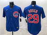 Men's Chicago Cubs #29 Michael Busch Royal Cool Base Stitched Jersey,baseball caps,new era cap wholesale,wholesale hats