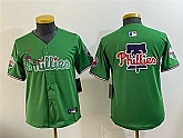 Youth Philadelphia Phillies Team Big Logo Green Phanatic Limited Stitched Jersey,baseball caps,new era cap wholesale,wholesale hats