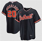 Men's Detroit Tigers #20 Spencer Torkelson Navy Alternate Stitched Jersey Dzhi,baseball caps,new era cap wholesale,wholesale hats
