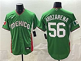 Men's Mexico Baseball #56 Randy Arozarena Green 2026 World Baseball Classic Home Stadium Stitched Jersey,baseball caps,new era cap wholesale,wholesale hats