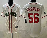 Men's Mexico #56 Randy Arozarena White 2026 World Baseball Classic Cool Base Jersey,baseball caps,new era cap wholesale,wholesale hats