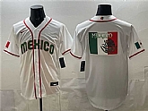 Men's Mexico Baseball Team Big Logo White 2026 World Baseball Classic Home Stadium Stitched Jersey,baseball caps,new era cap wholesale,wholesale hats