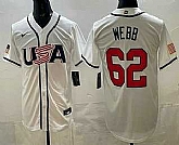 Men's USA #62 Logan Webb White 2026 World Baseball Classic Cool Base Jersey,baseball caps,new era cap wholesale,wholesale hats