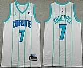 Men's Charlotte Hornets #1 Kon Knueppel White Icon Sponsor Swingman Jersey,baseball caps,new era cap wholesale,wholesale hats